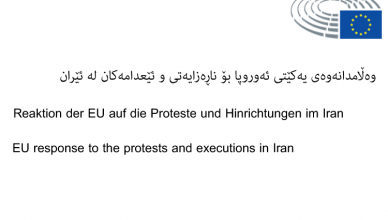Reaktion der EU auf die Proteste und Hinrichtungen im Iran
